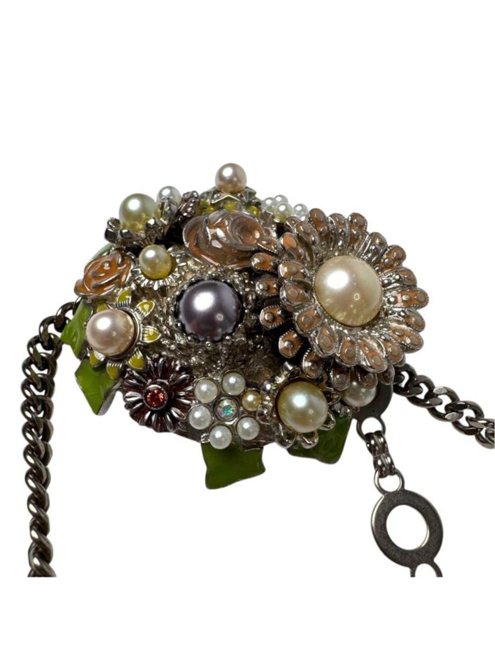 Chanel 05P Floral Chain Belt Necklace 2-Way CC Logo - Picture 7 of 14
